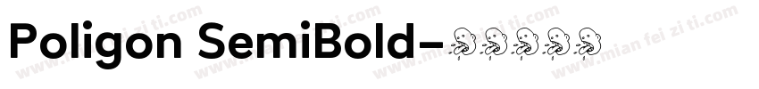 Poligon SemiBold字体转换